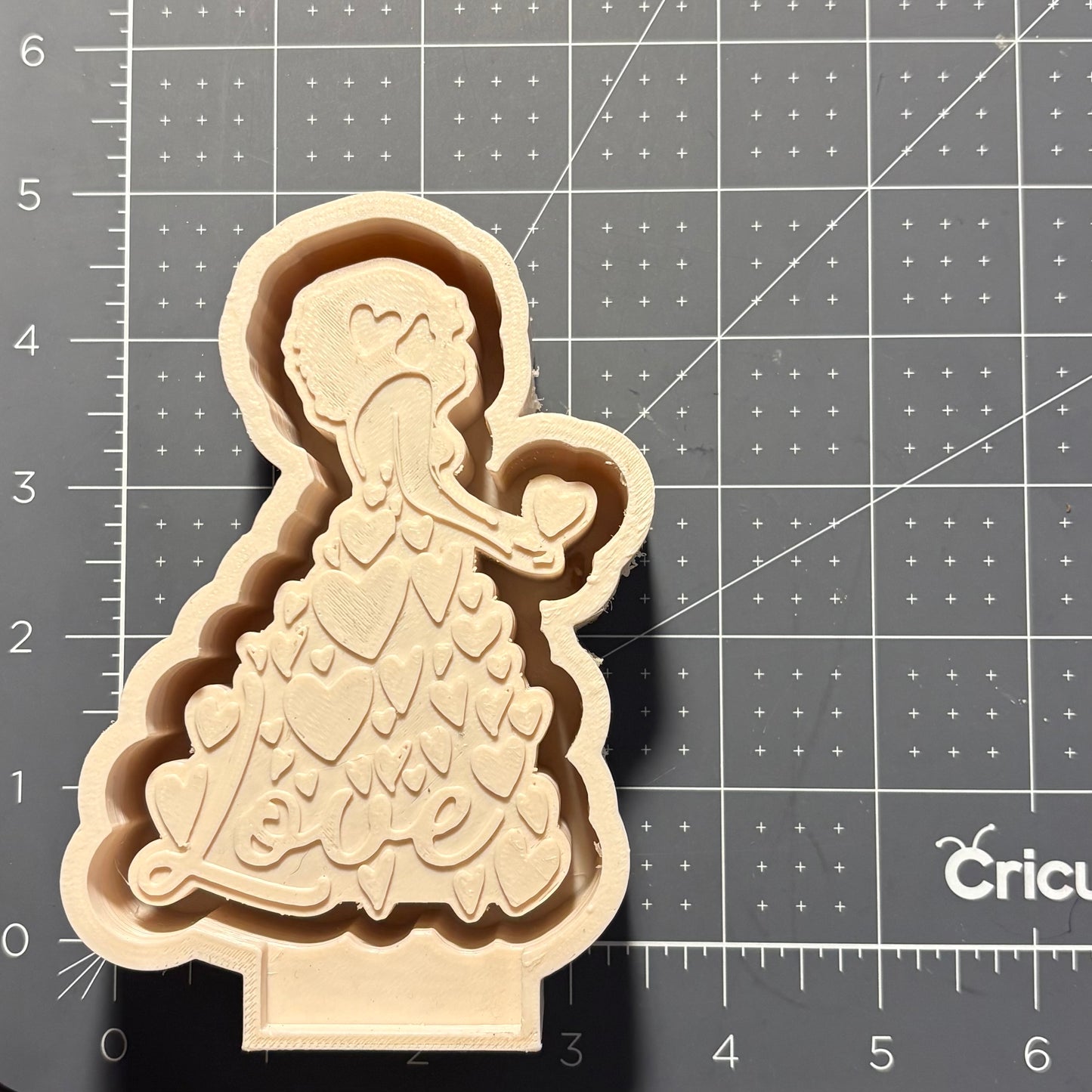 Girl Heart Love Dress Mold