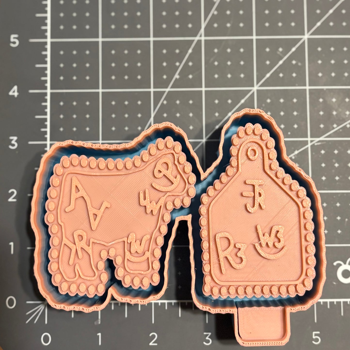 Branded Cow & Cow Tag Vent (1) Mold