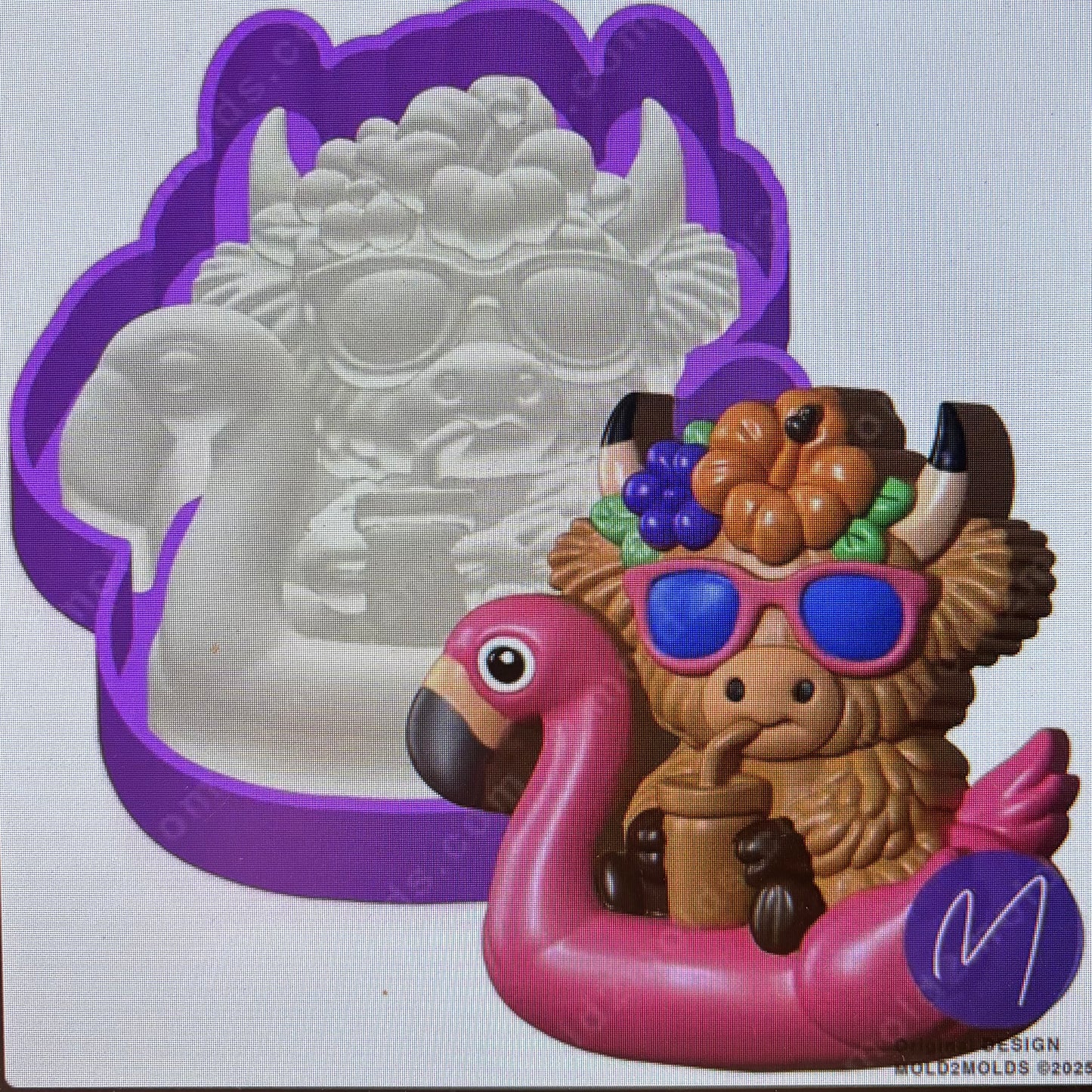 Highland on Floaty 3d Mold