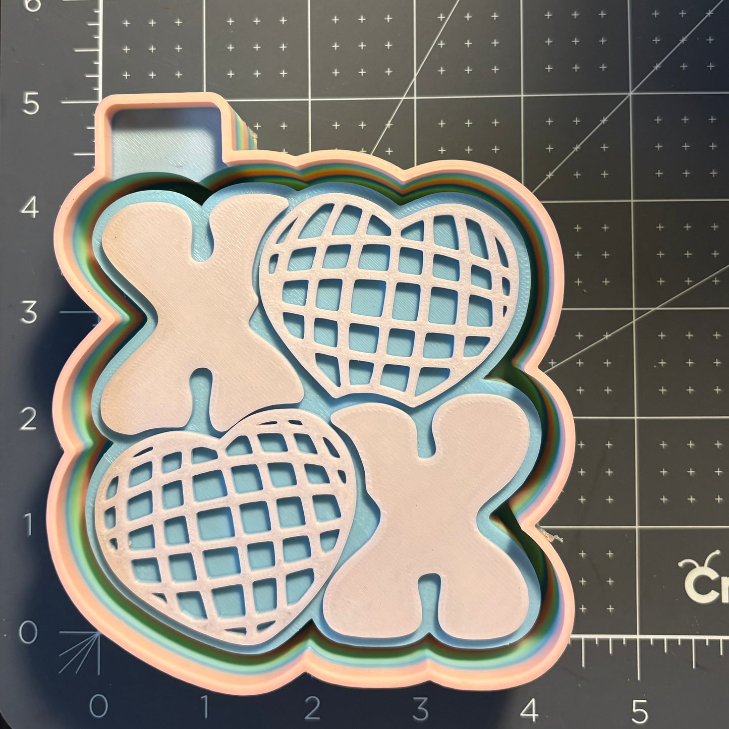 XOXO Heart Disco Mold