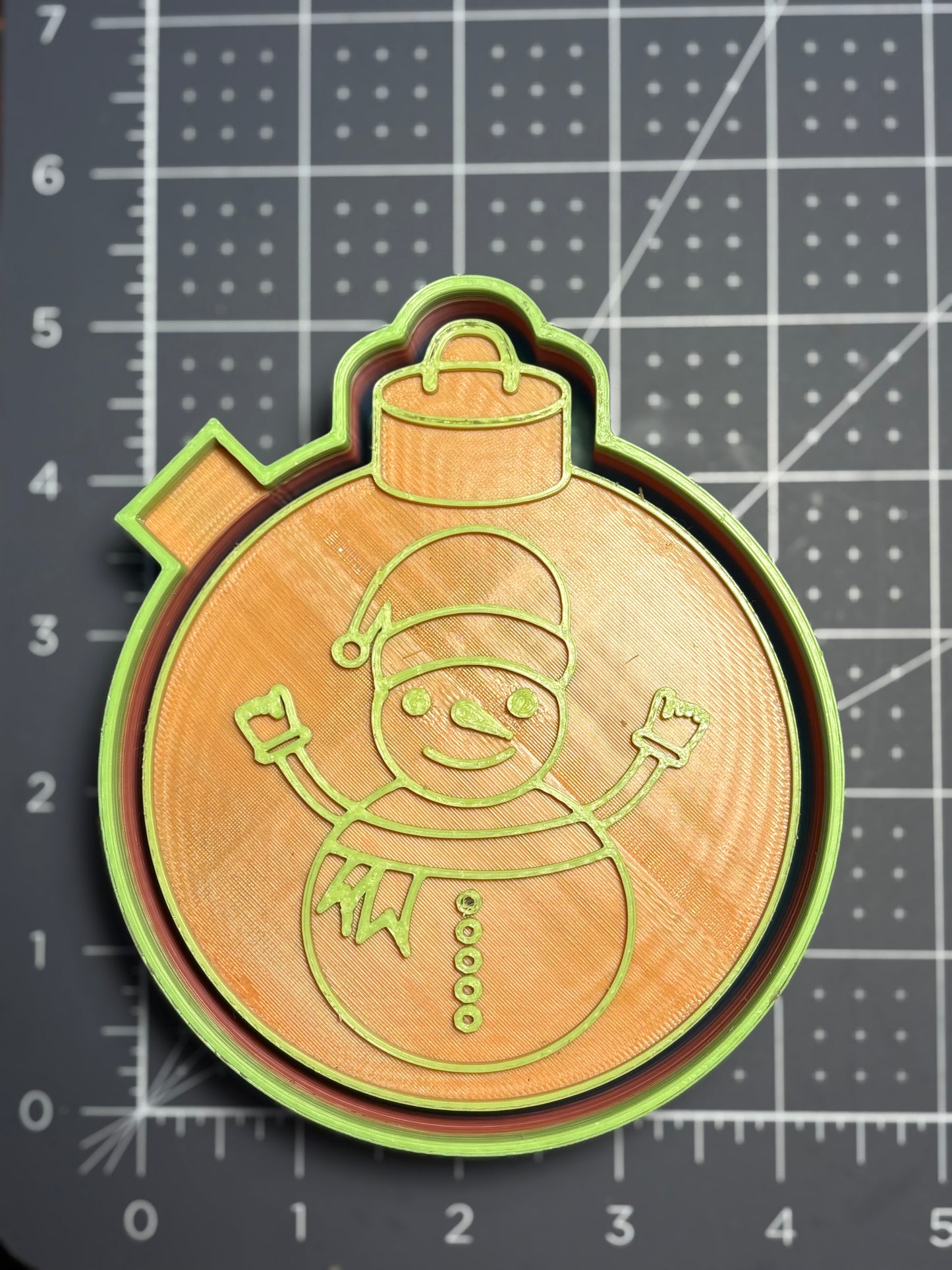 Snowman Ornament Mold