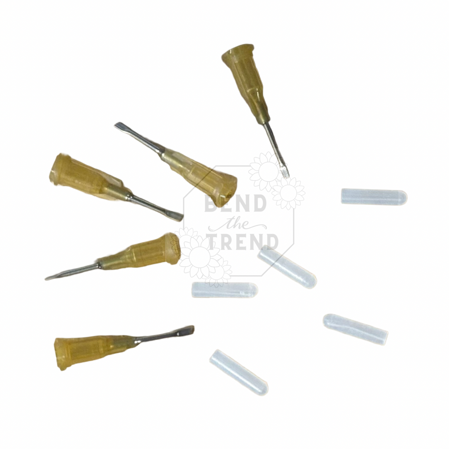 Flattened Paint Tips & Caps (5 ea)