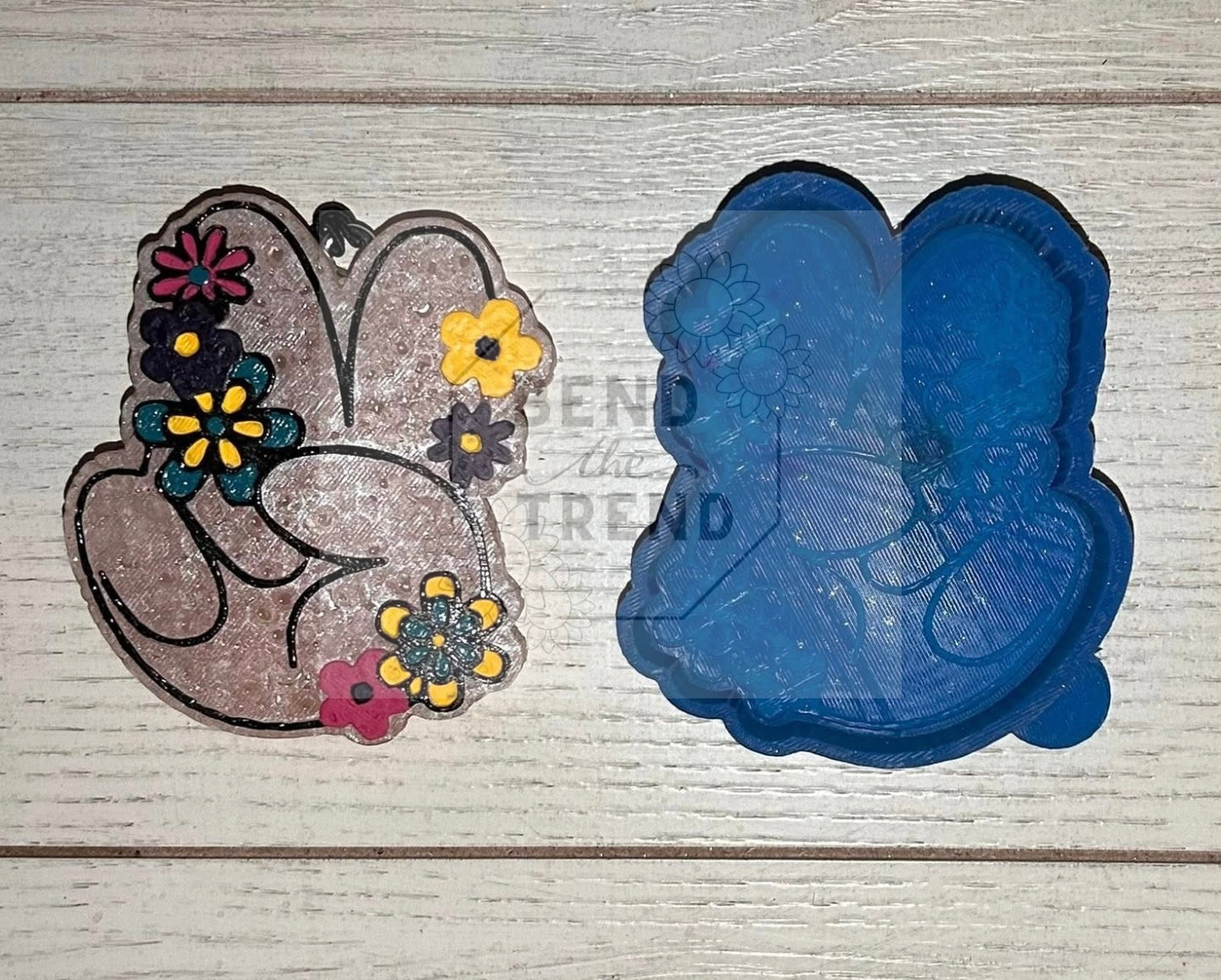 Floral Peace Hand Mold