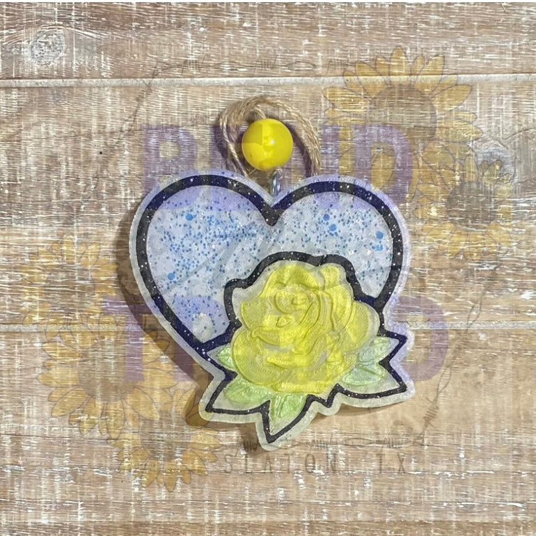 Heart with Rose 🌹 Freshie