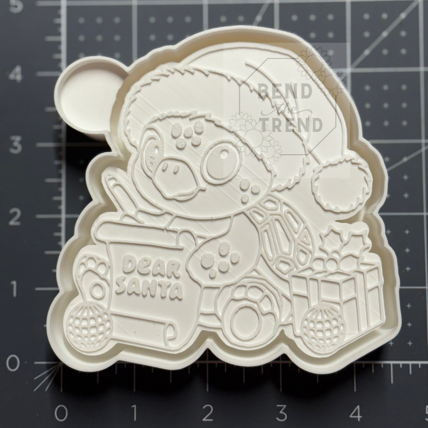 Dear Santa Turtle Mold