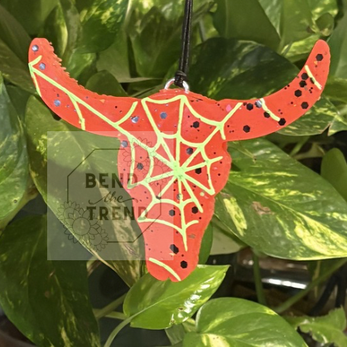Bull Skull B Spider Web Insert Mold