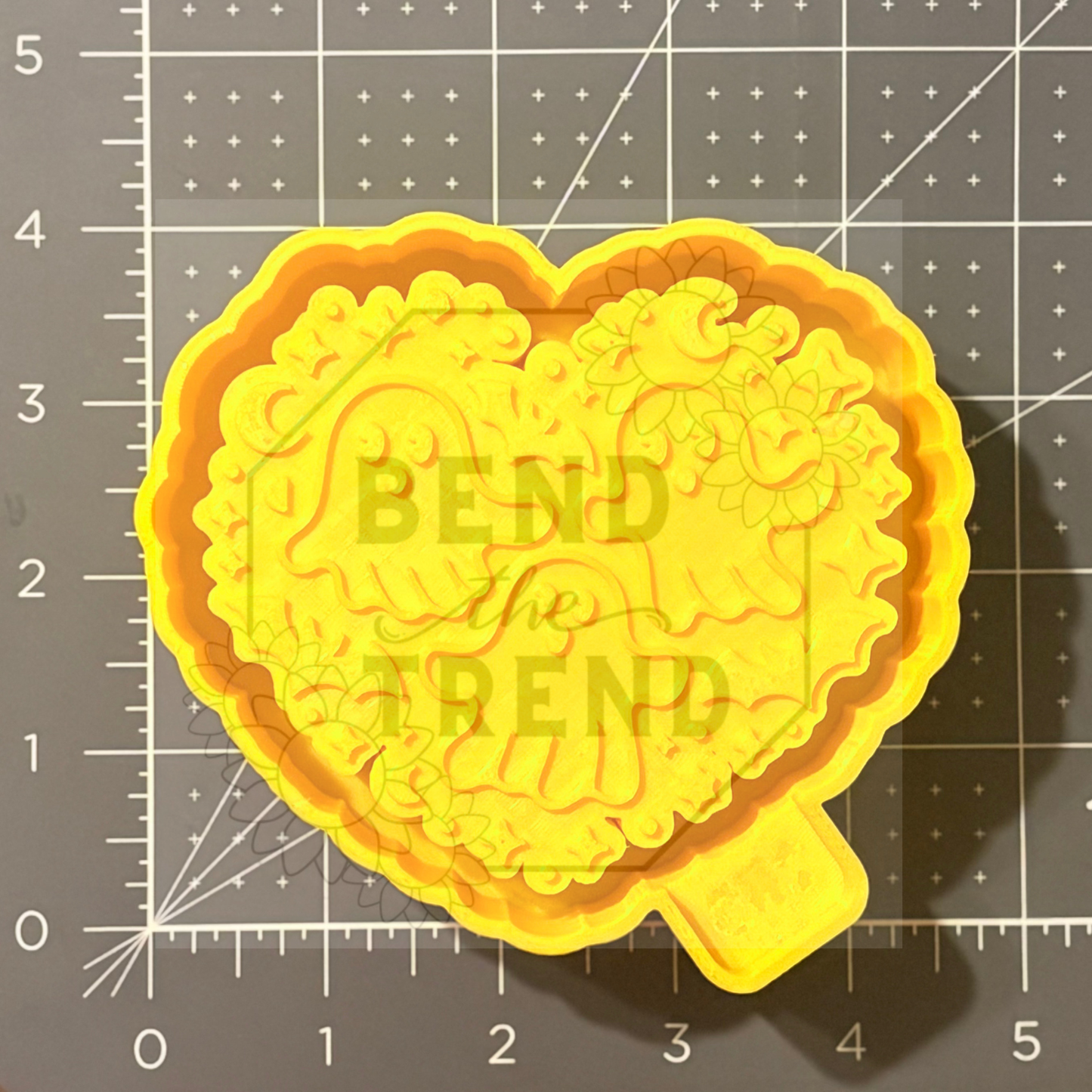 Heart With Ghosts Mold