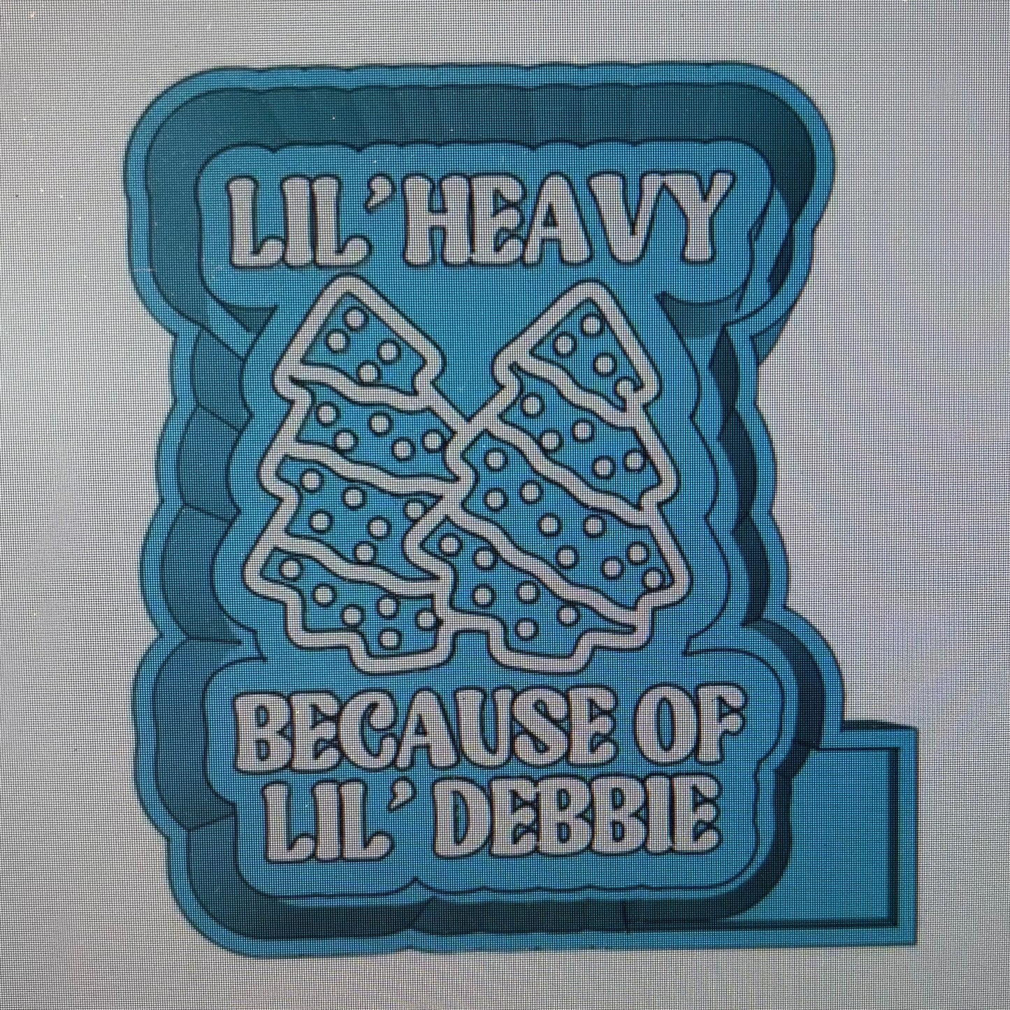 Little heavy cause miss Debbie Mold