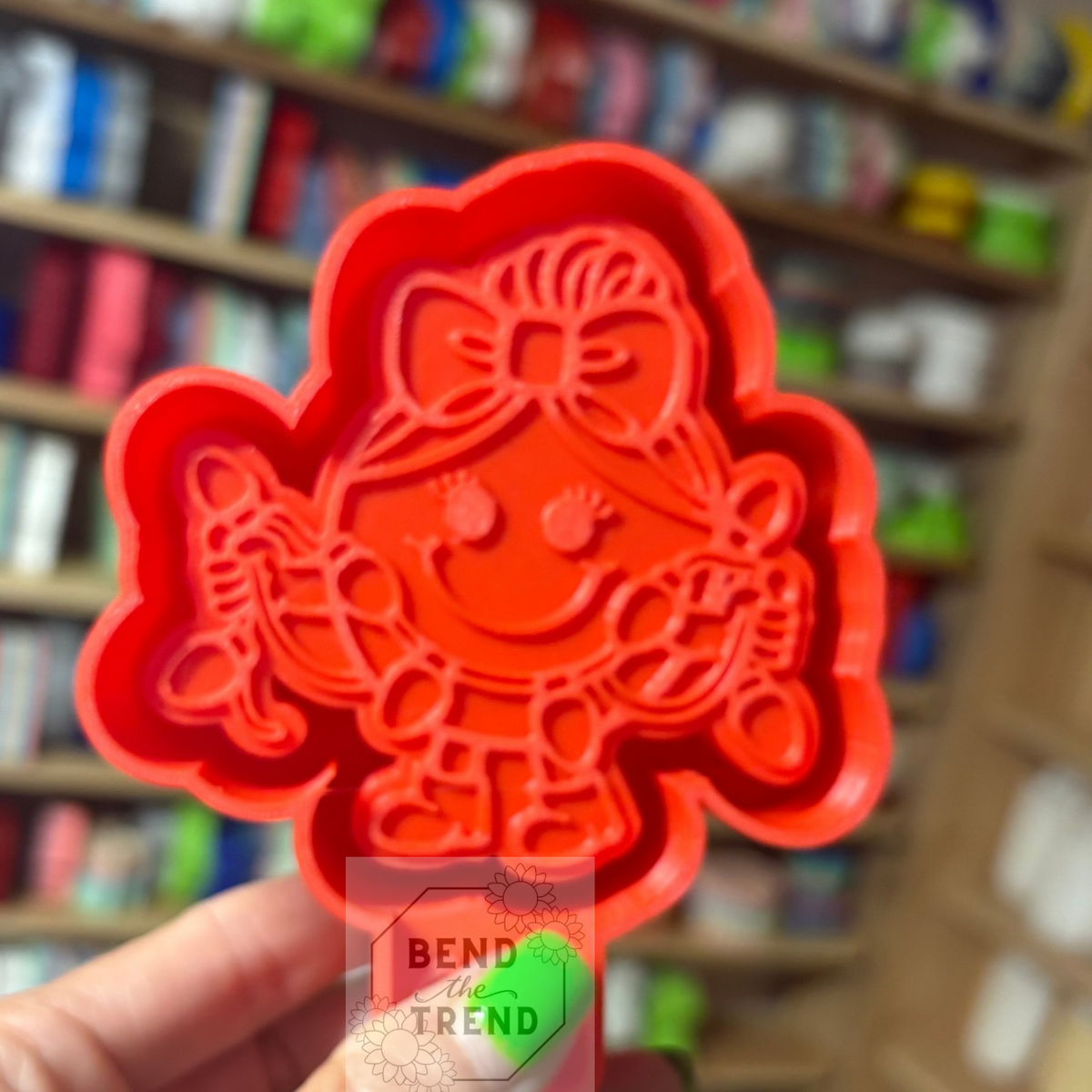 Lil Miss Wrapped in Christmas Lights Mold