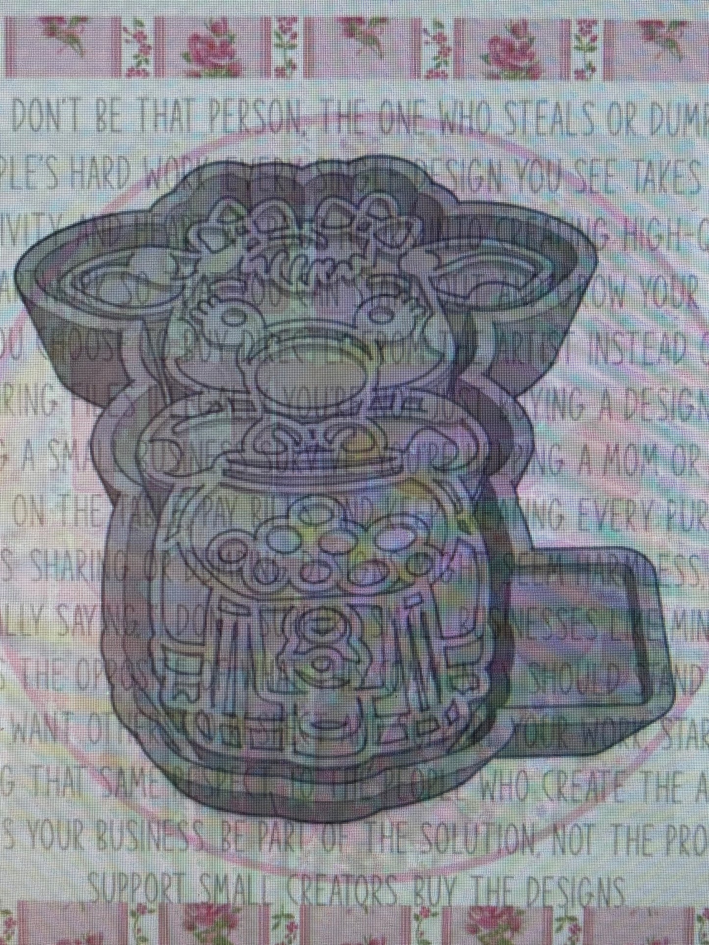 Gumball Machine Dairy Cow Snail Mold