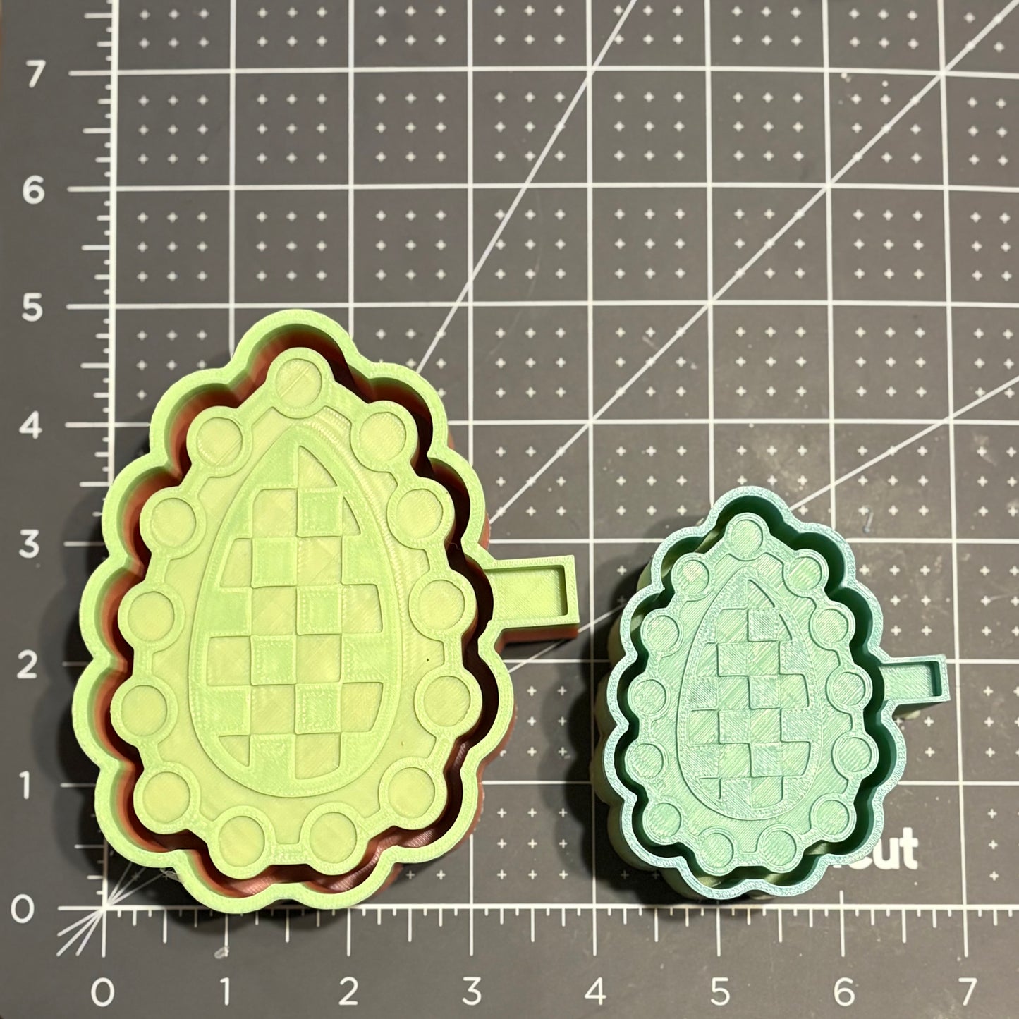 Turquoise Tear Drop Set (1 lg & 2 vent) Mold