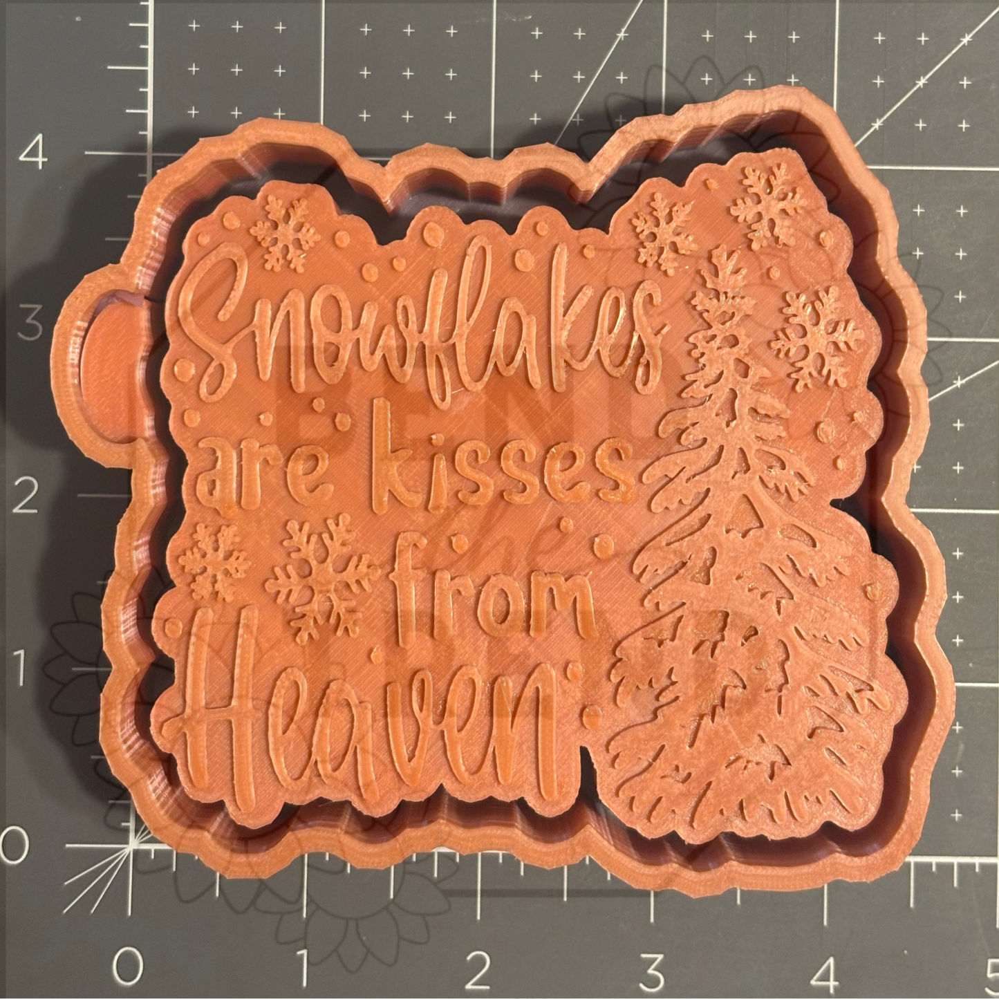 Snowflakes Are Kisses From Heaven Mold
