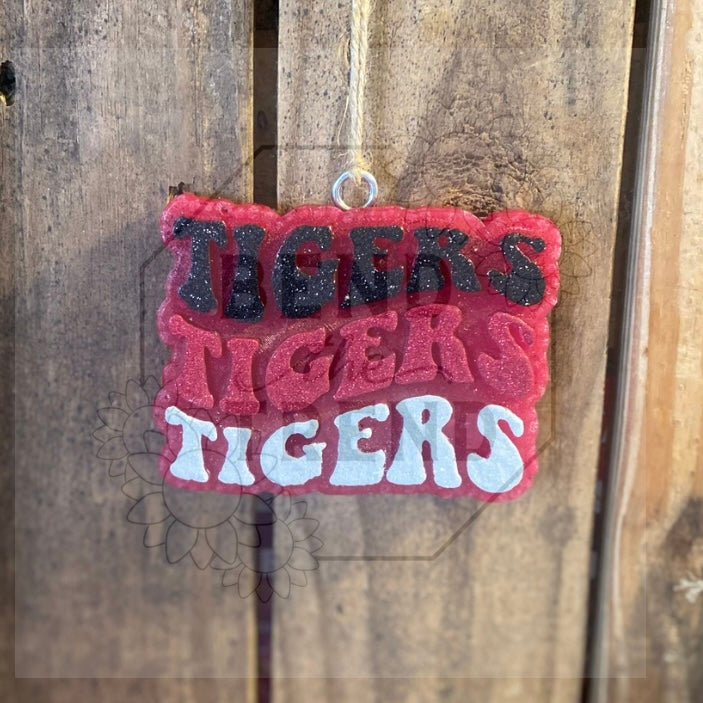 Tiger Tiger Tiger Face Paw Print Freshie