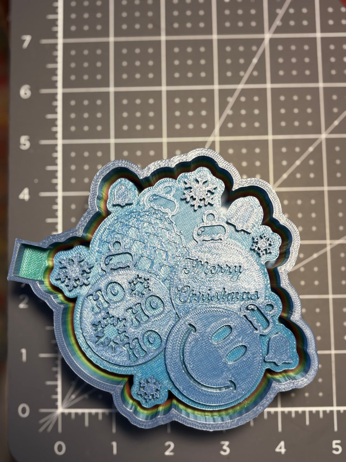 Merry Christmas HoHoHo Ornament Mold