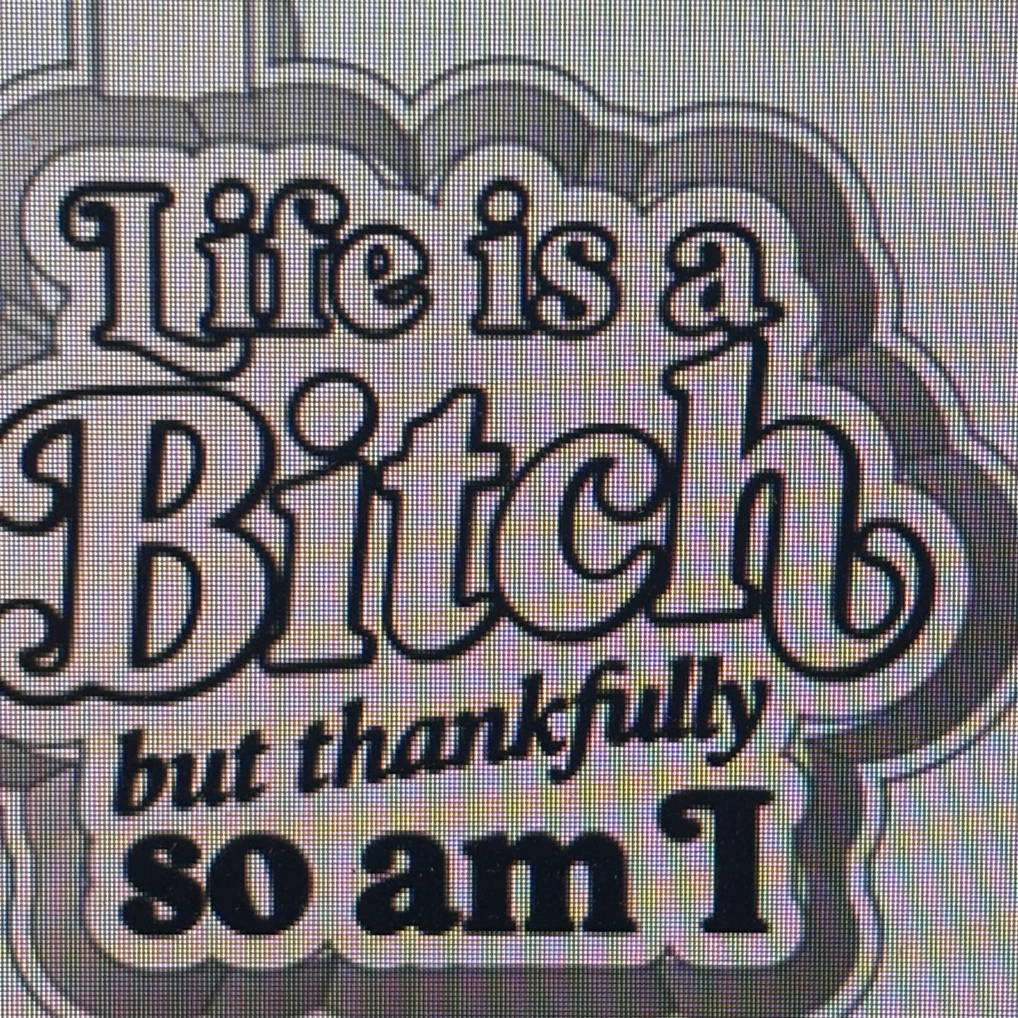 Life is a B!+<h but so and I Mold