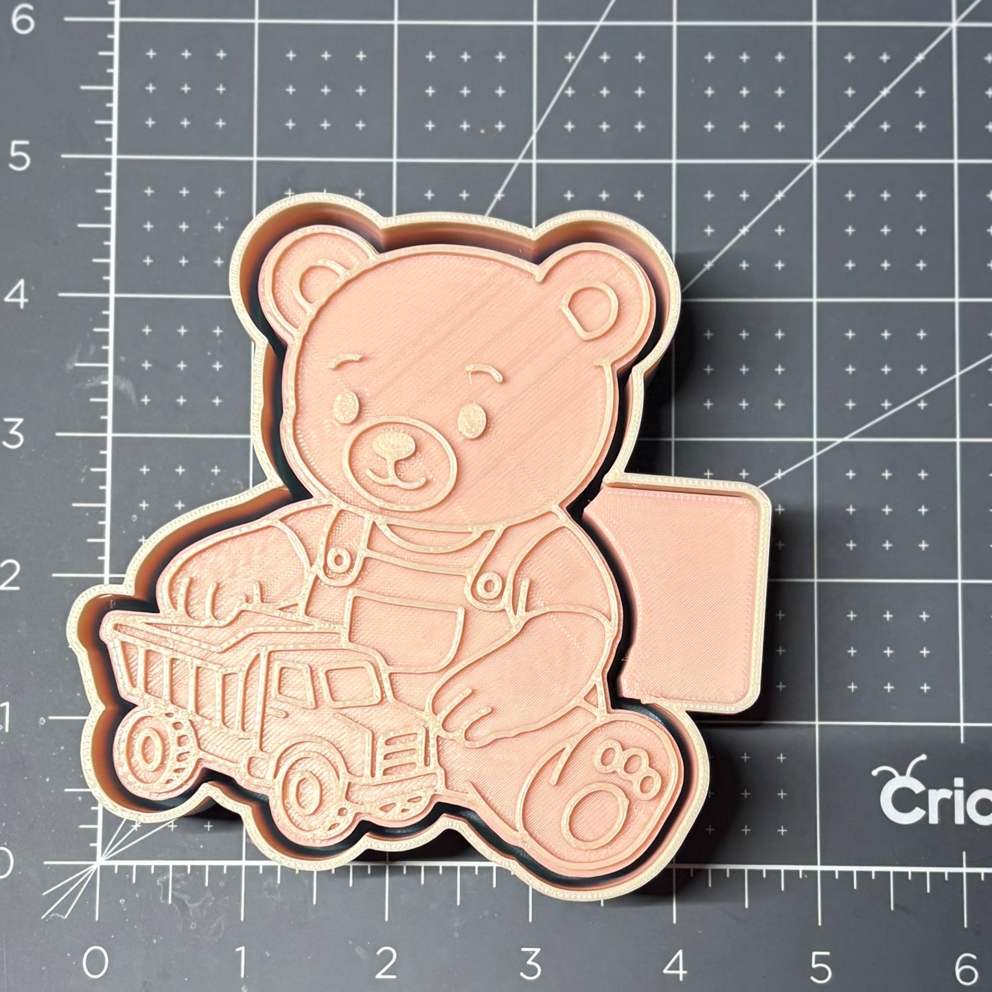 Teddy Bear with Dump Truck Mold