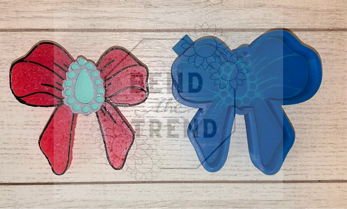 Turquoise Bow Mold