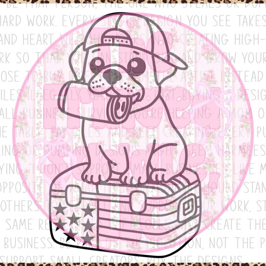 Bull Mastiff Patriotic Beer Buddy Mold
