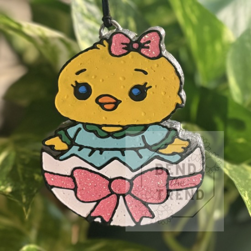 Cute Chick in An Easter Egg Mold