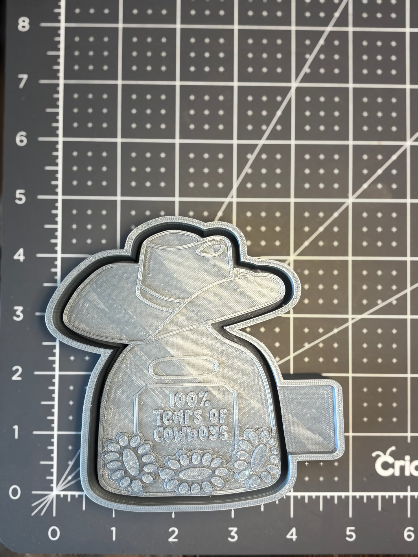 100% Cowboy Tears Tequila Mold