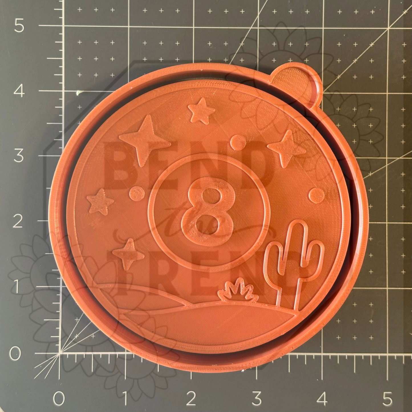 Desert 8 Ball Scene Mold