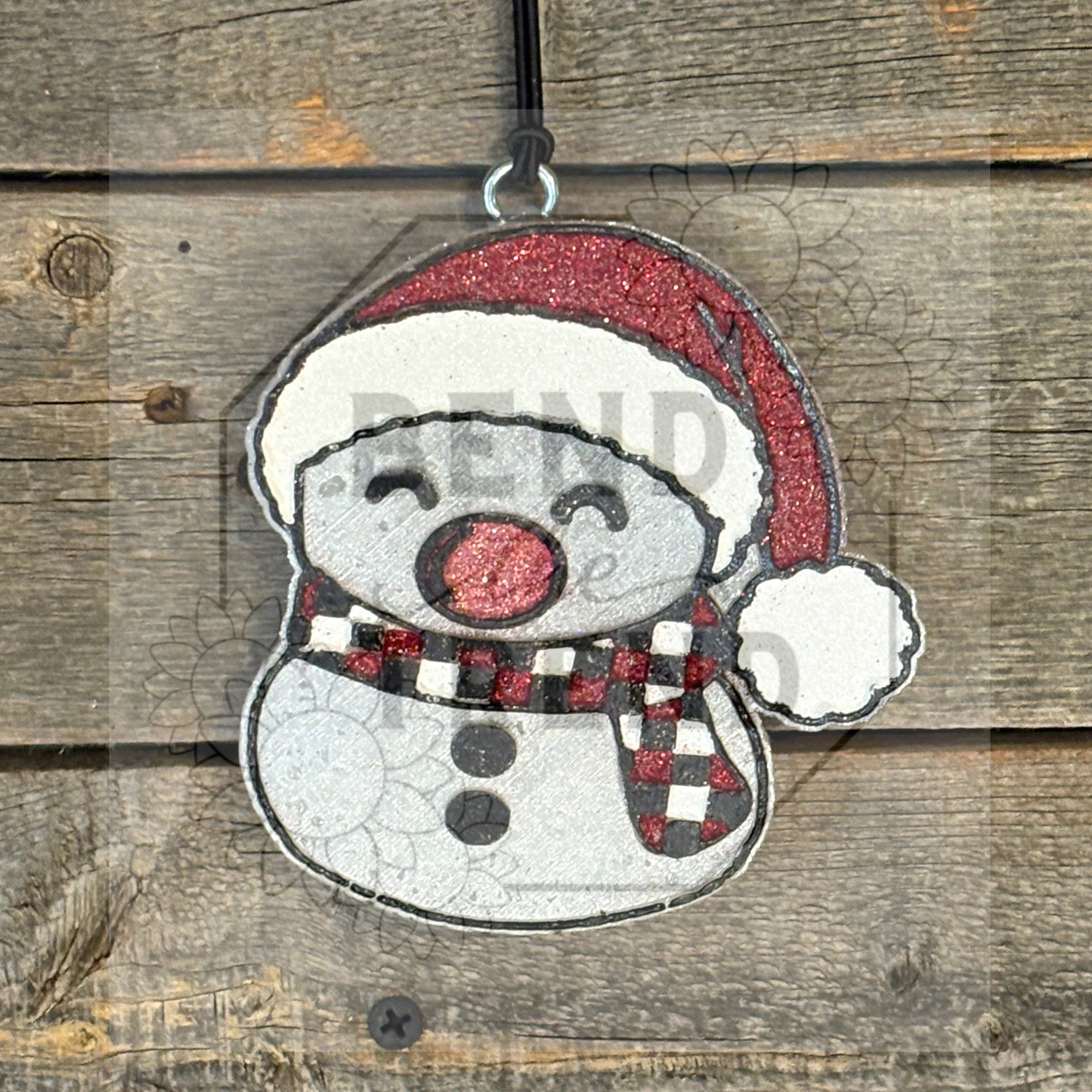 Santa Snowman Hands Freshie