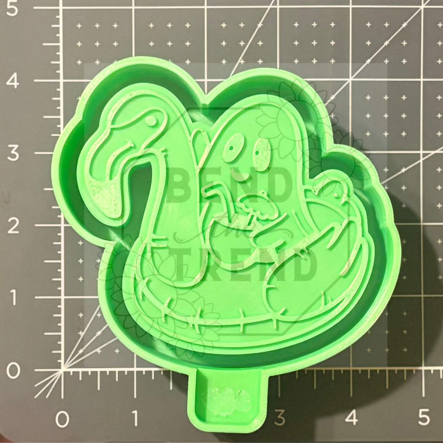 Ghost on a Flamingo Float Mold