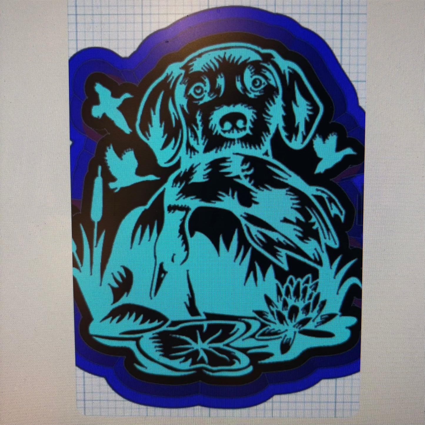 Lab Duck Hunting Dog Mold