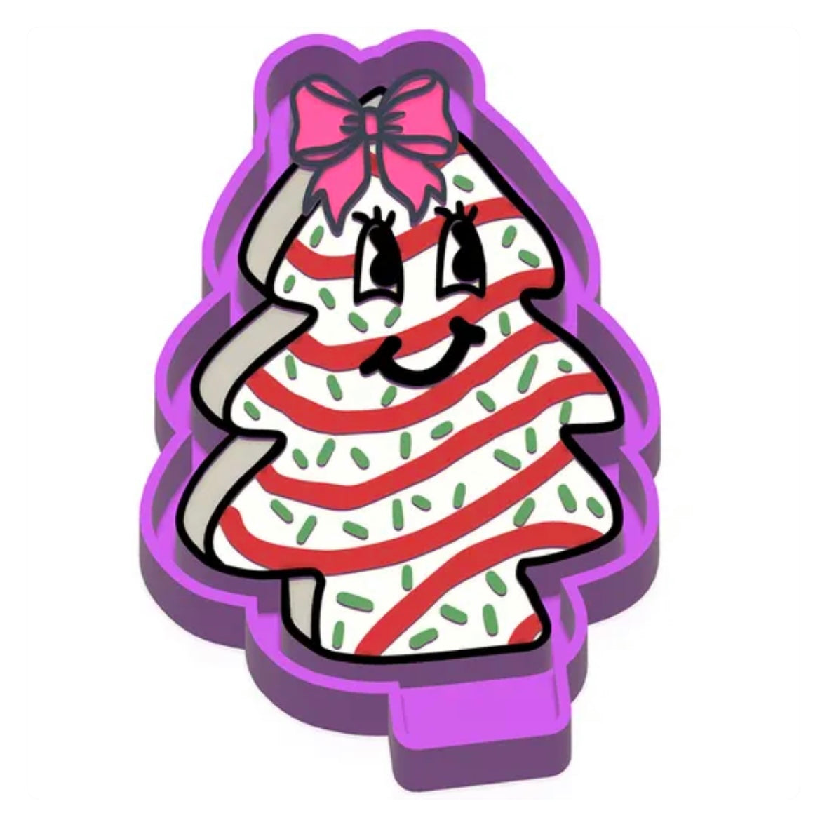 Girl Snacky Cake Mold