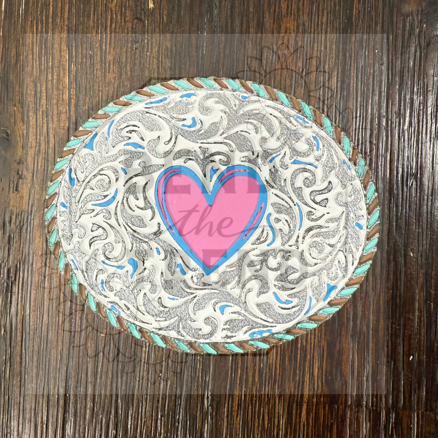 Tooled Heart Concho Mold