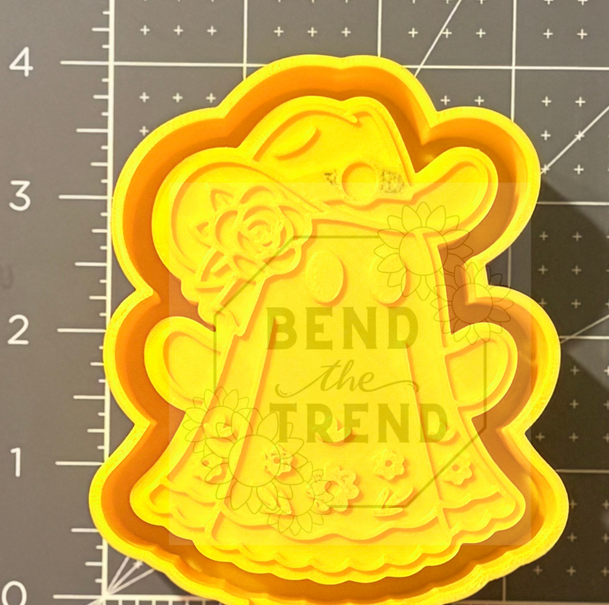 Ghost With Western Hat Mold