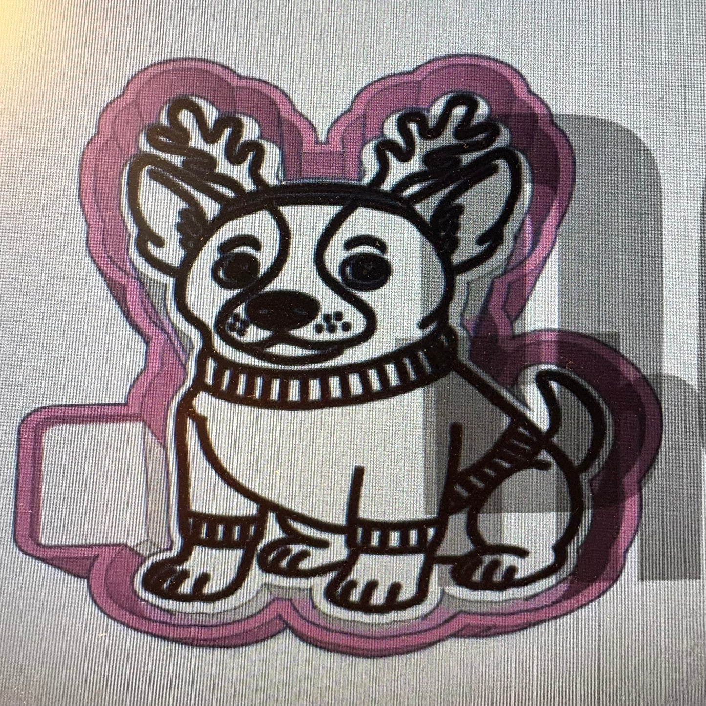 Heeler Christmas Buddy Mold