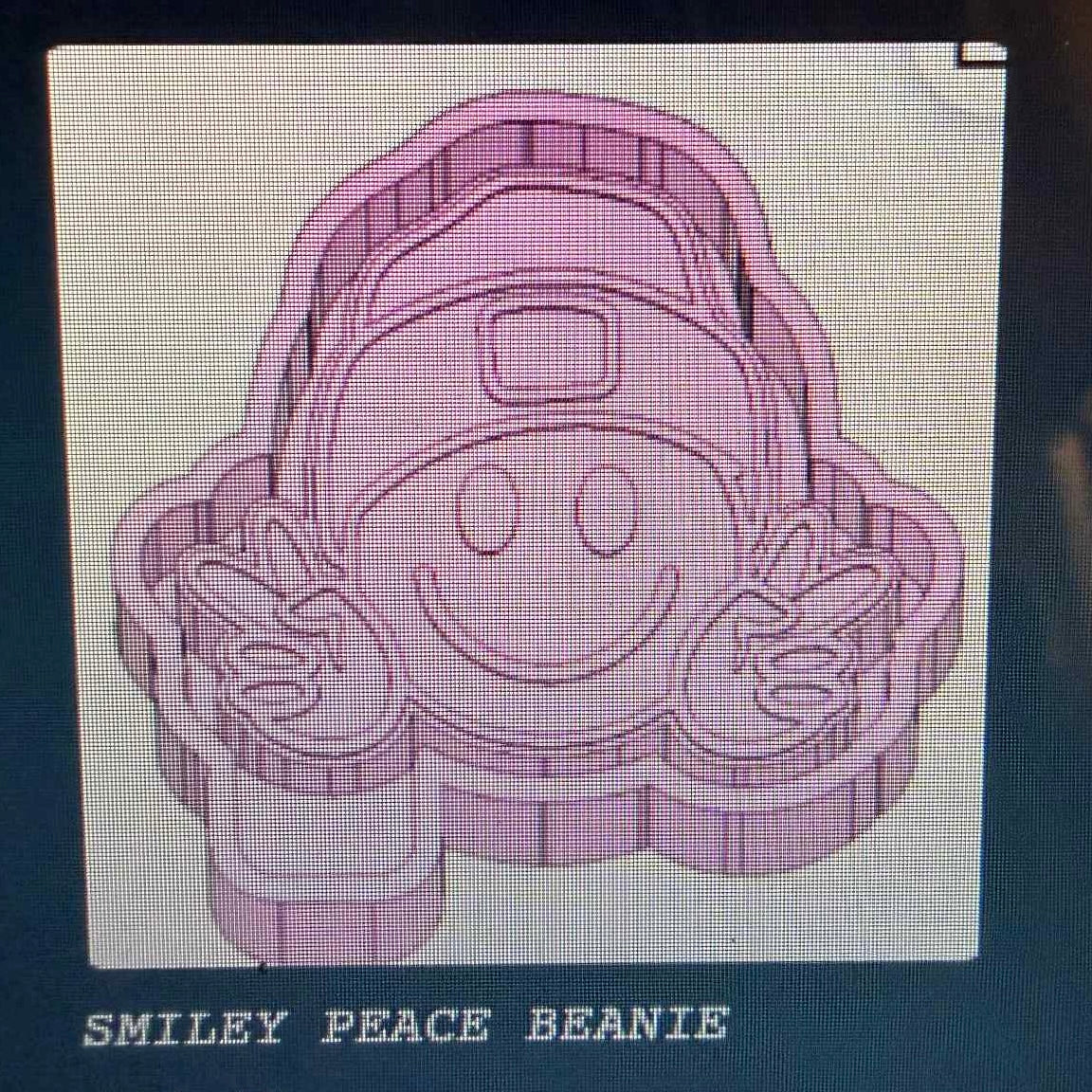 Smiley Peace Beanie Mold