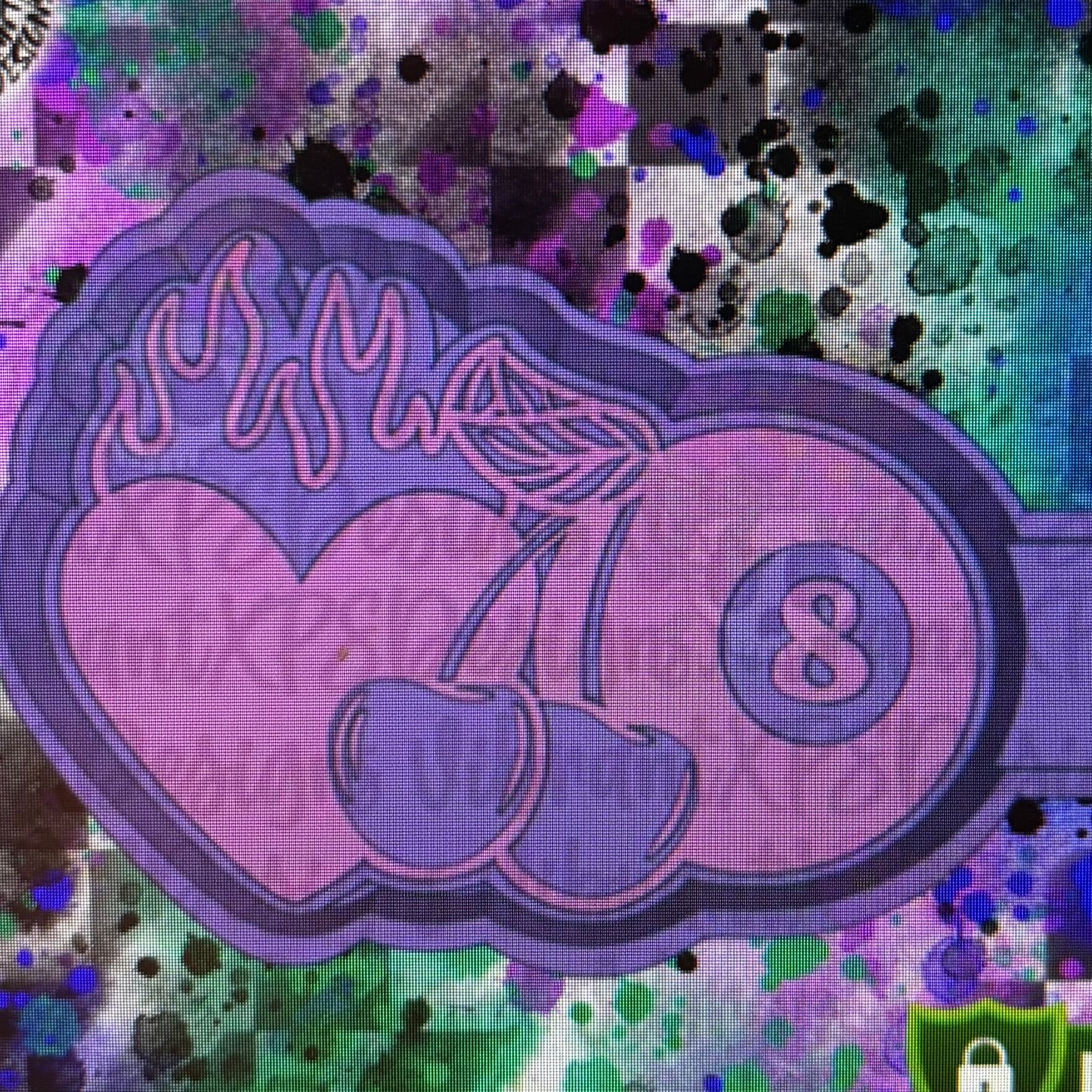 8 Ball Heart Cherries Mold