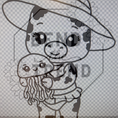 Dairy Cow With Jellyfish Mold