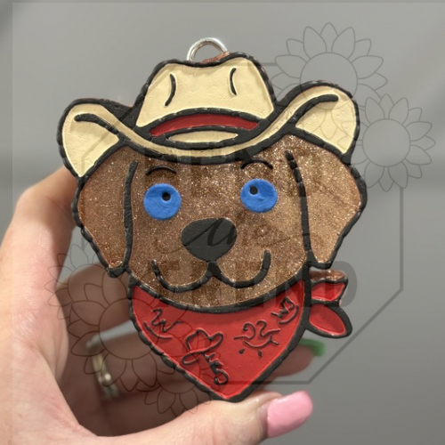 Pup with Bandana Mold