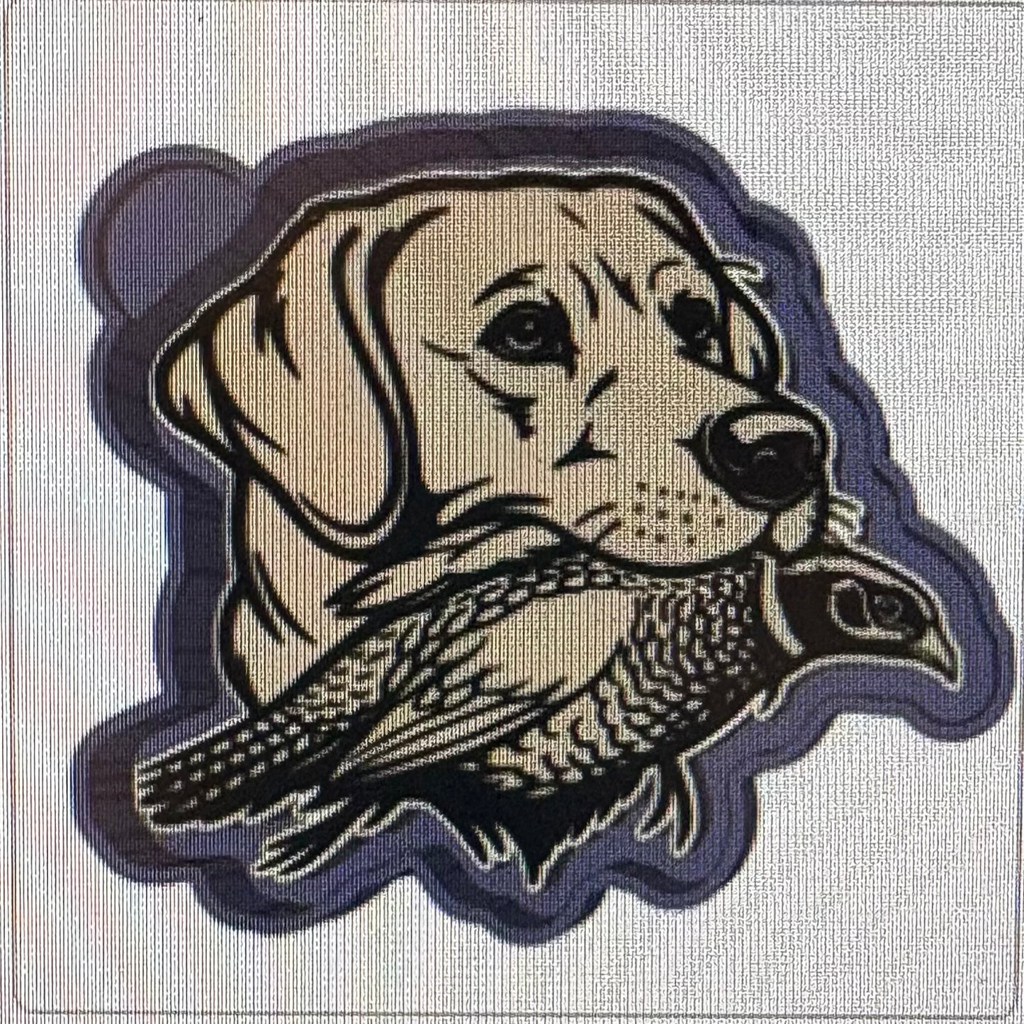 Hunting Dog with Pheasant Mold