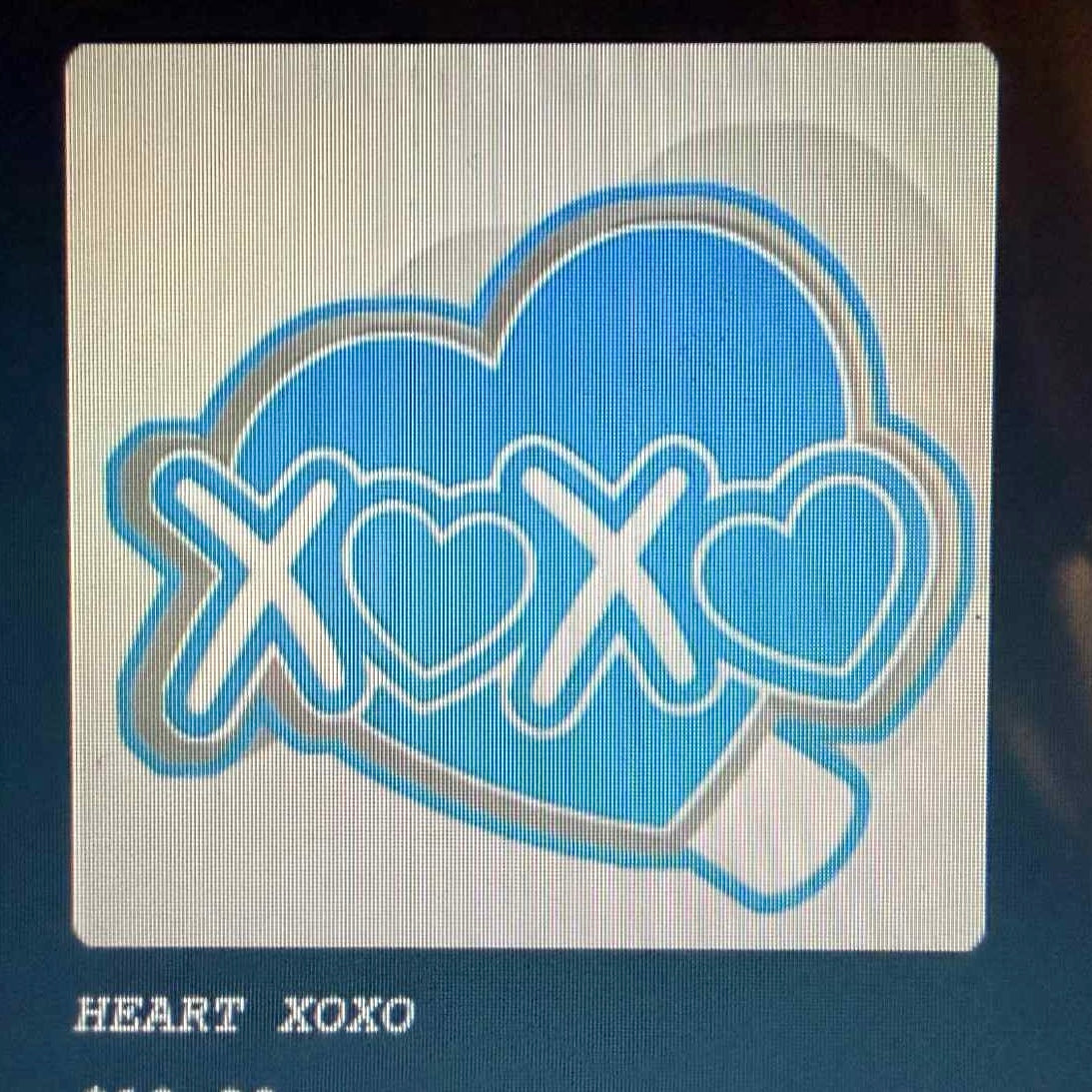 Heart XOXO Mold