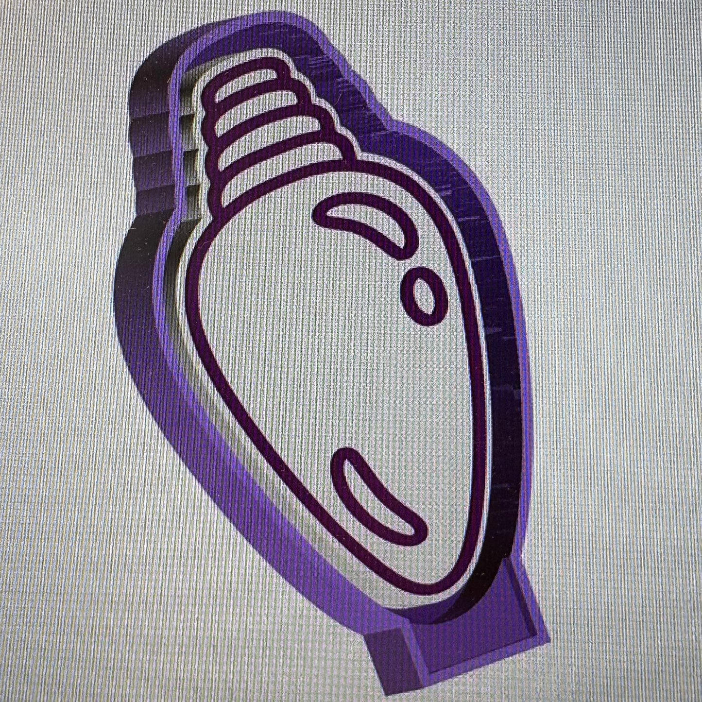 Christmas Light Bulb Candy Cane Mold