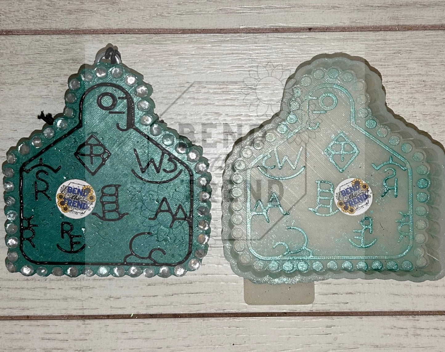 Branded Cow tag Mold