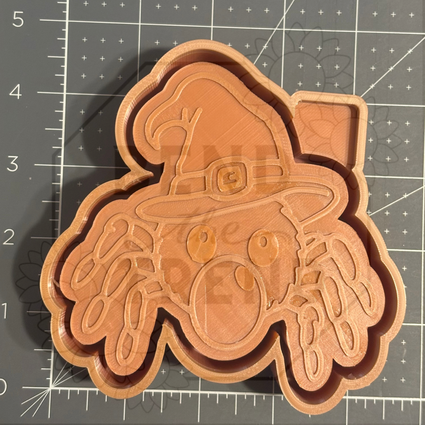 Witch Spider Blowing Bubble Mold