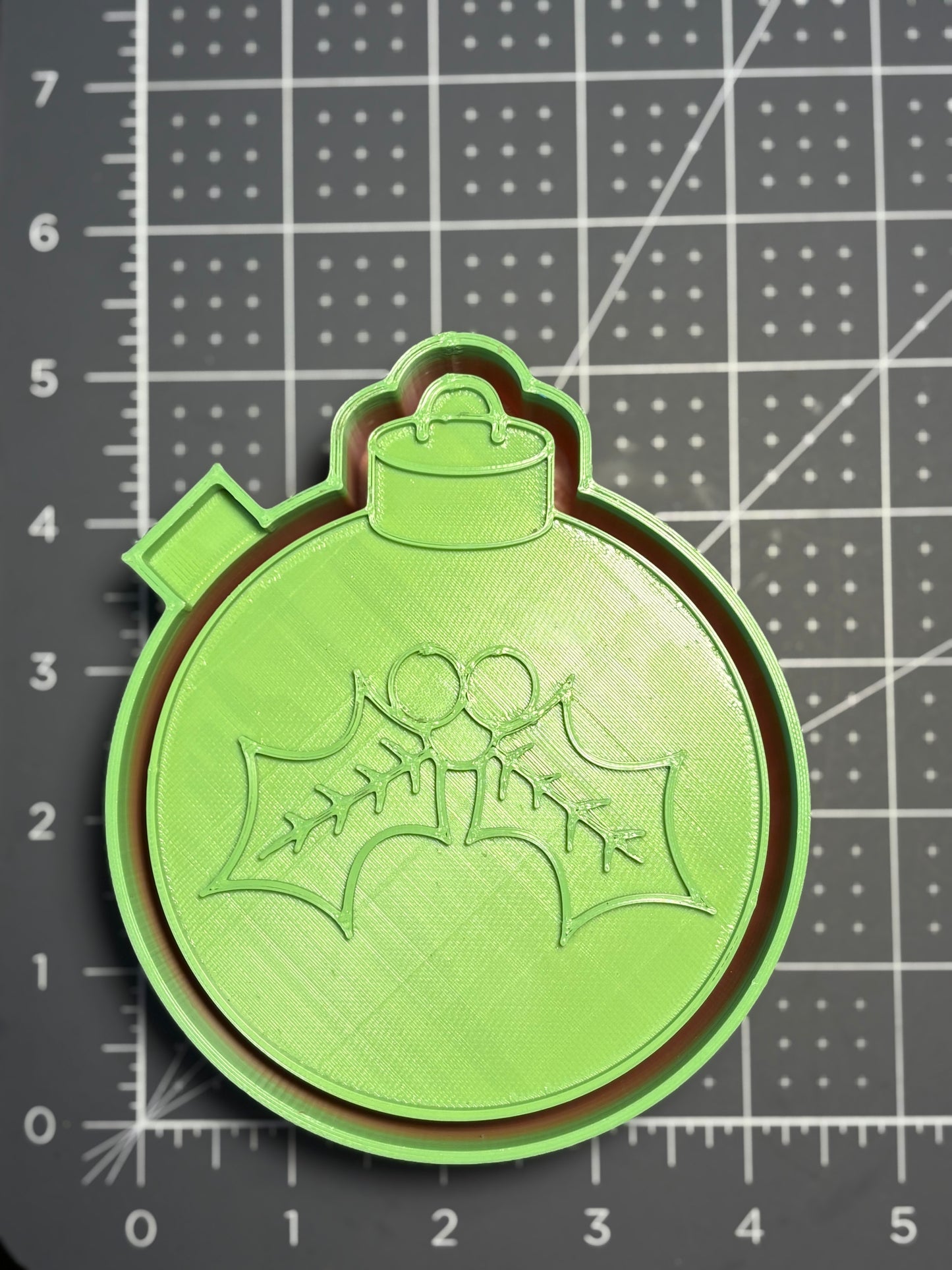 Holly Ornament Mold