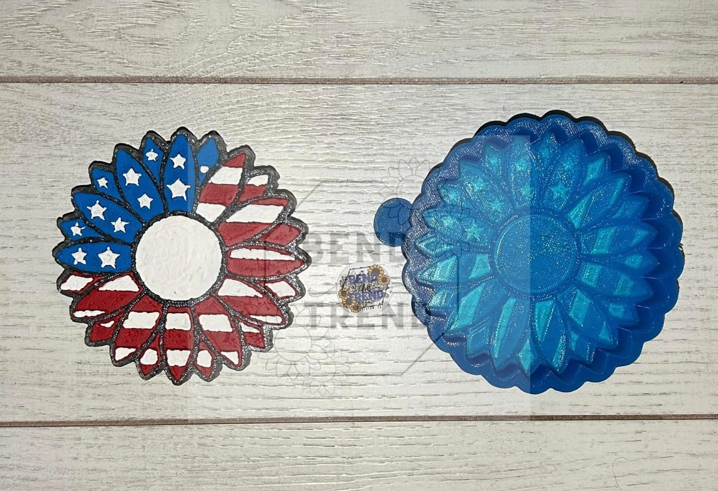 Patriotic Sun Flower Mold