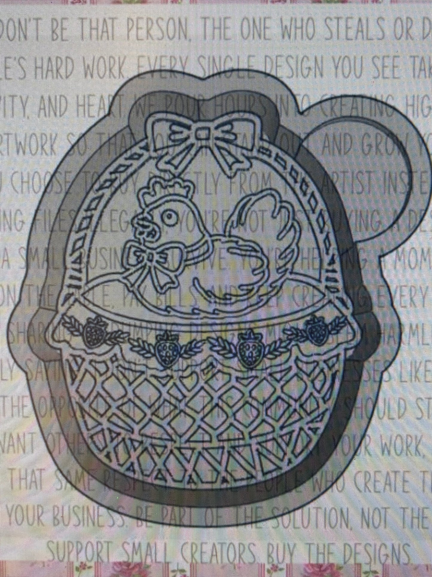 Chicken Egg Basket Mold