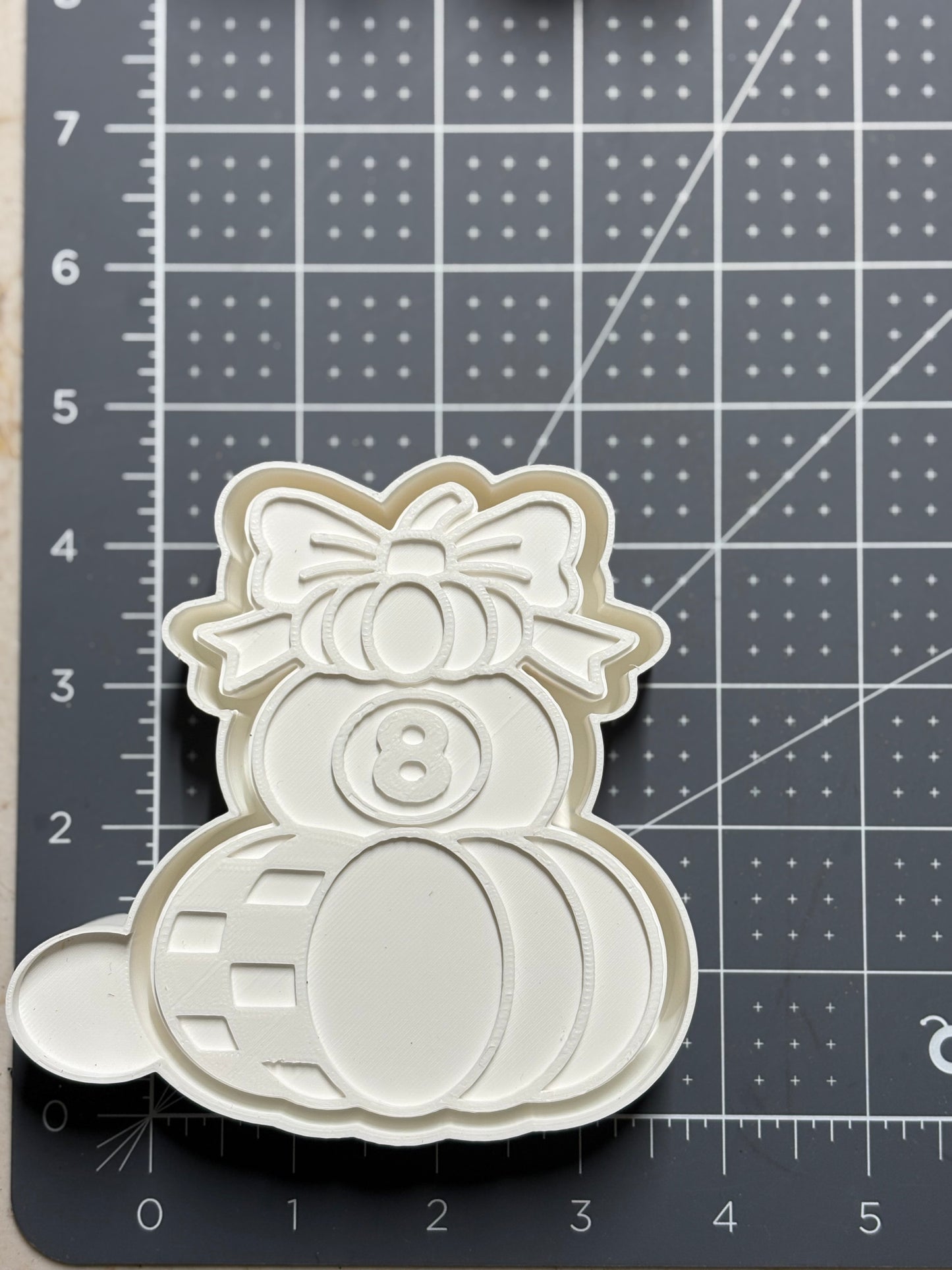 Stacked 8 Pumpkin Mold