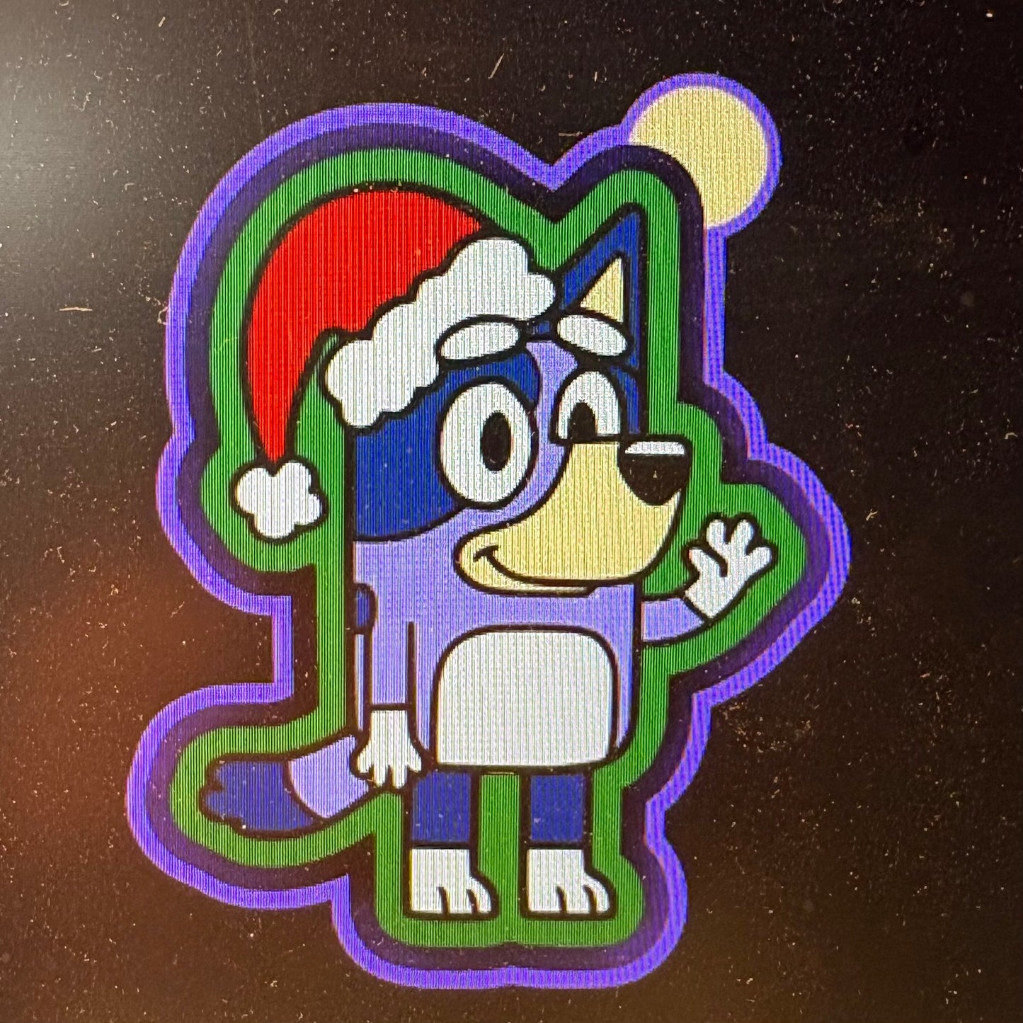 Bluey Santa Mold