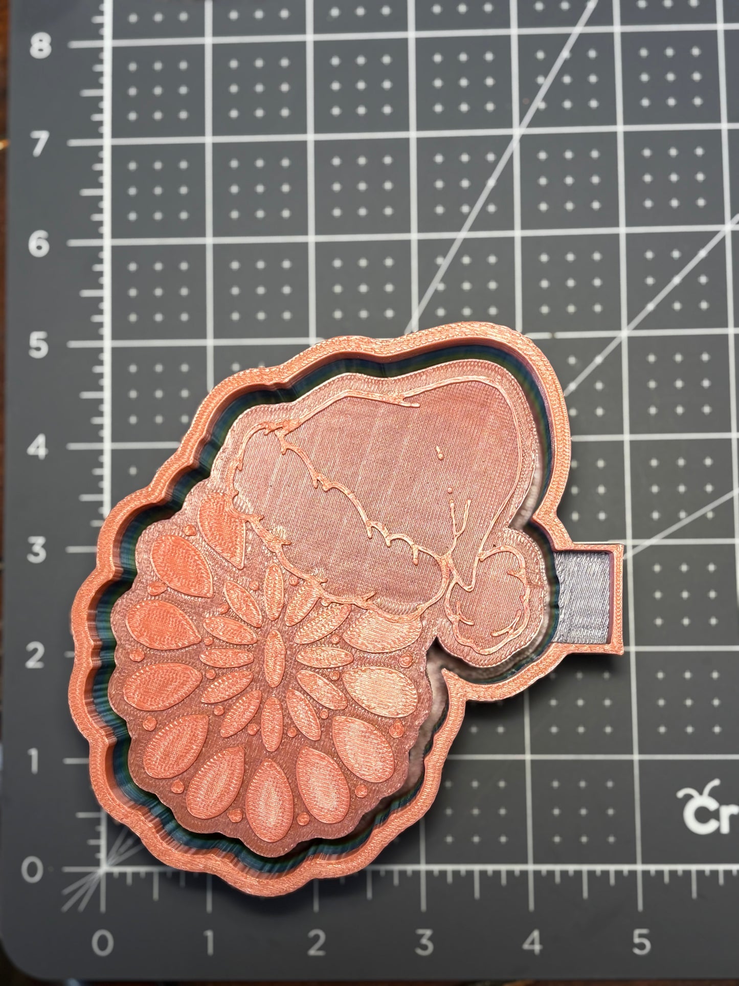 Turquoise Santa Hat Mold