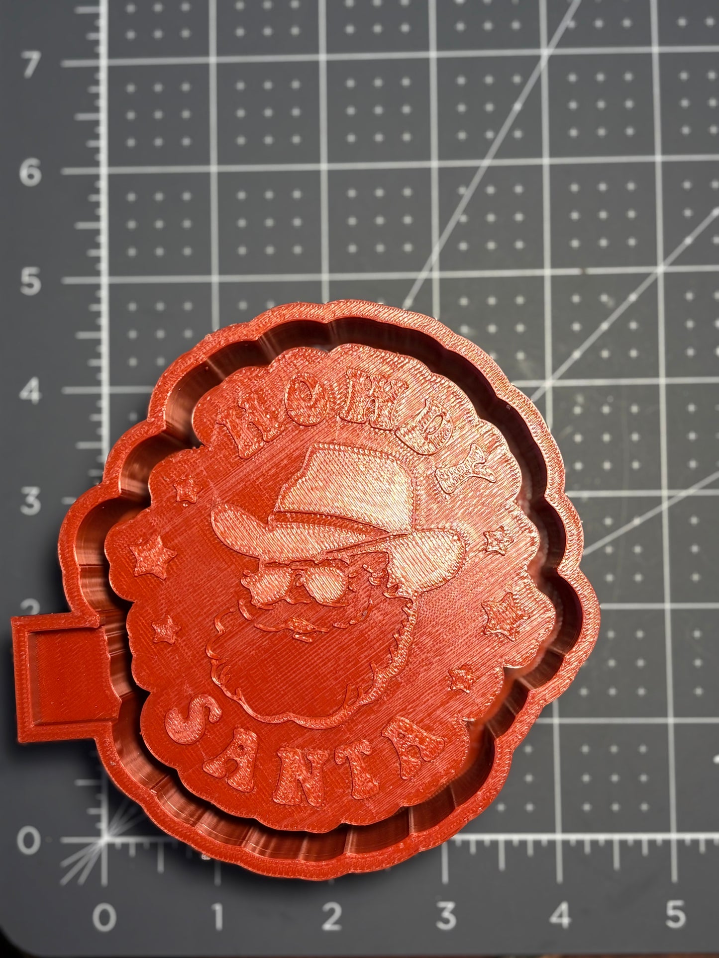 Howdy Santa Mold