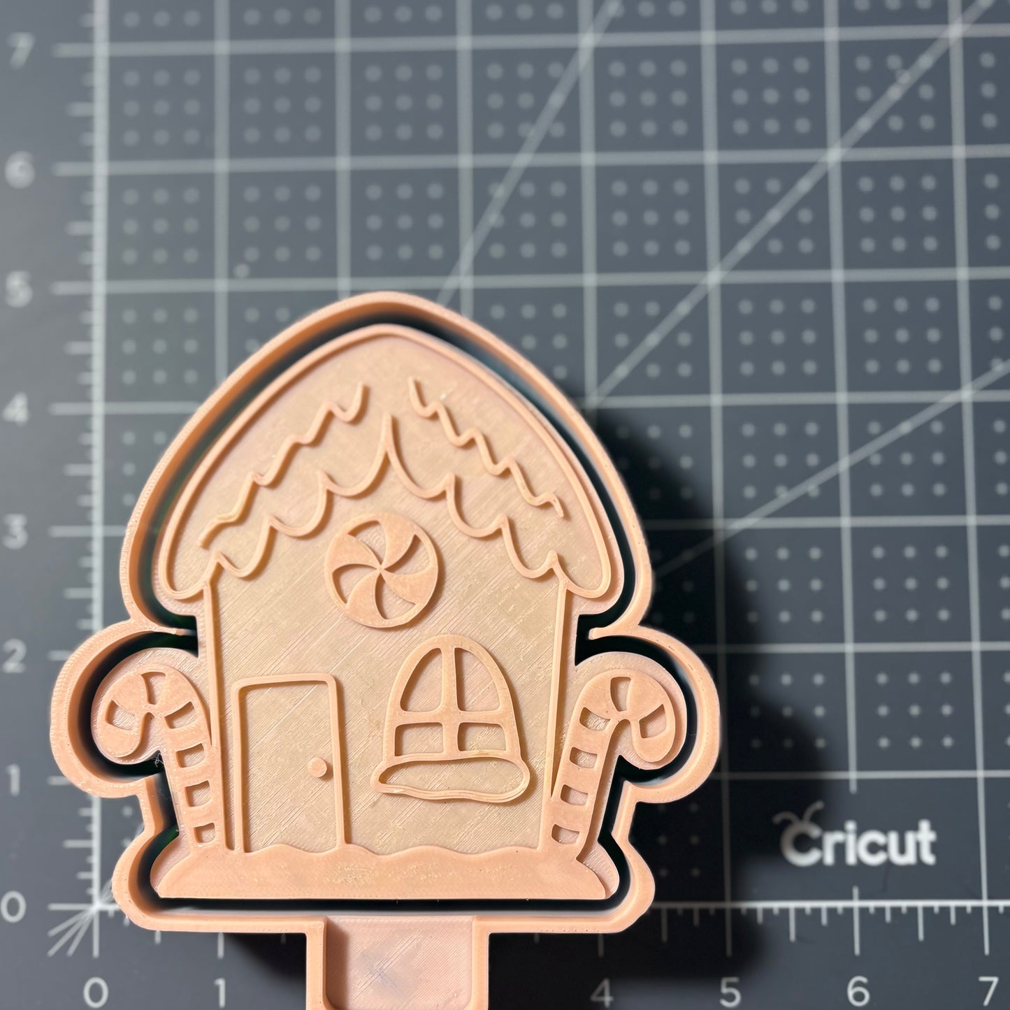 Gingerbread House with candy Canes Mold