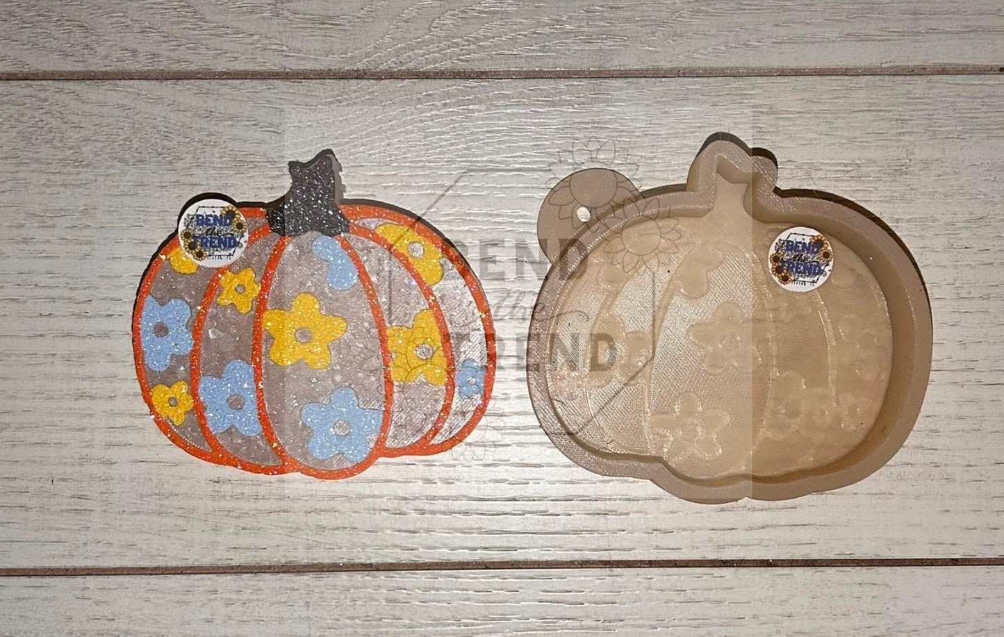 Floral Pumpkin Mold